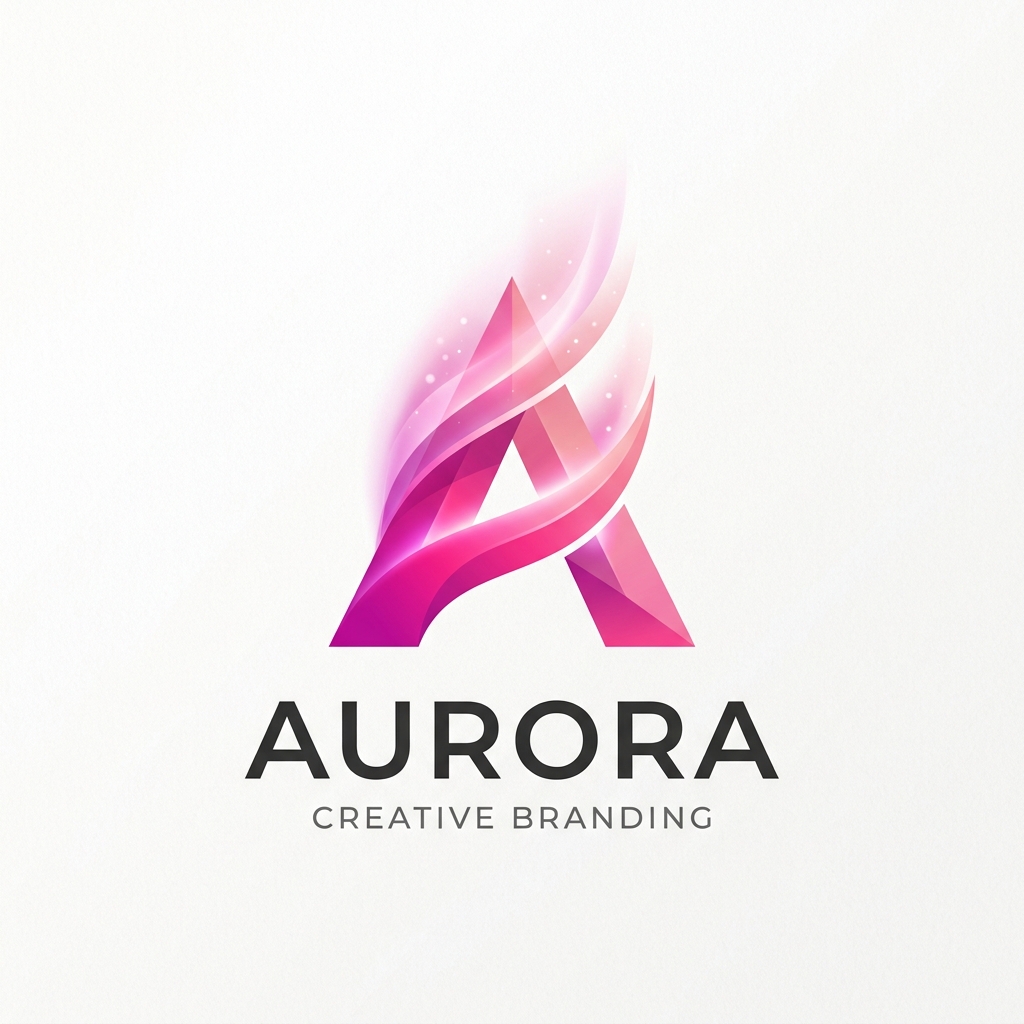 Aurora Studio, Logo mark Aurora Studio dengan motif cahaya